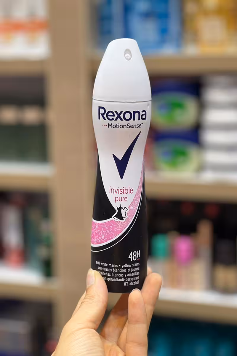 اسپری بدن زنانه رکسونا Invisible Pure