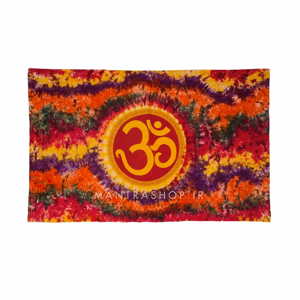 بکدراپ تپستری هندی طرح OM (روتختی یک نفره) کد 346