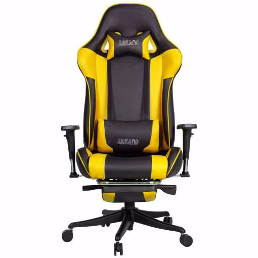 صندلی گیمینگ آرکانو Gaming Chair ARkano Yellow