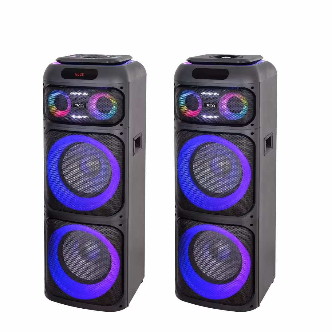 اسپیکر خانگی تسکو TSCO مدل TS 2097 (200 وات RMS، چهار ساب‌ووفر 12 اینچ، نورپردازی LED)