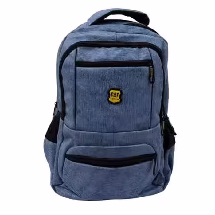 کوله پشتی آبی سه تیکه طرح کاترپیلار