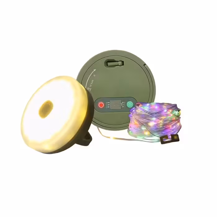 نور مخصوص کمپ به همراه ریسه ده متری مدل WBC 100