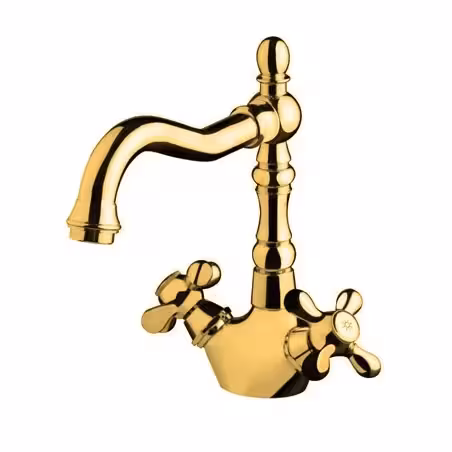 شیر روشویی شودر مدل باروک پلاس طلایی