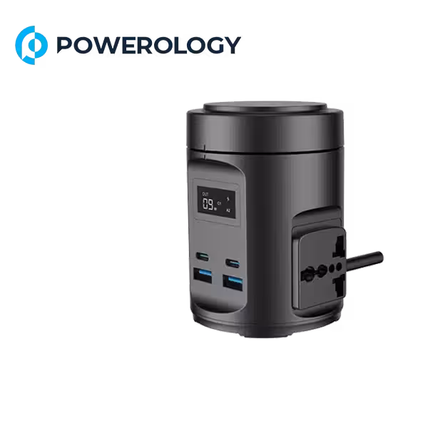 شارژر رومیزی مگ سیف دار 65 وات پاورولوژی Powerology PWCUQC014