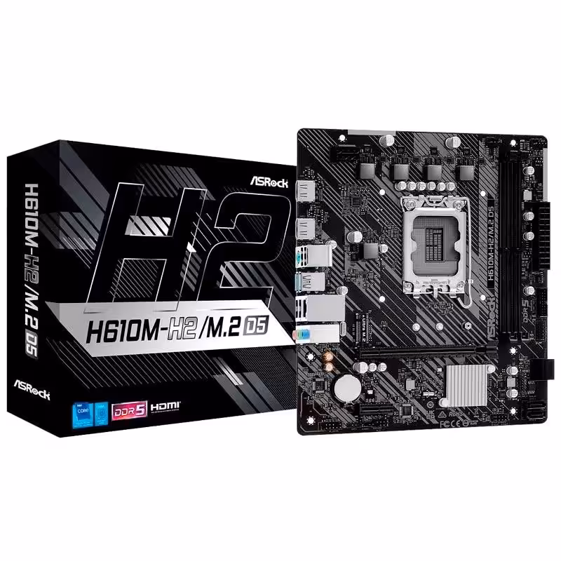مادربرد ازراک H610M-H2/M.2 DDR5