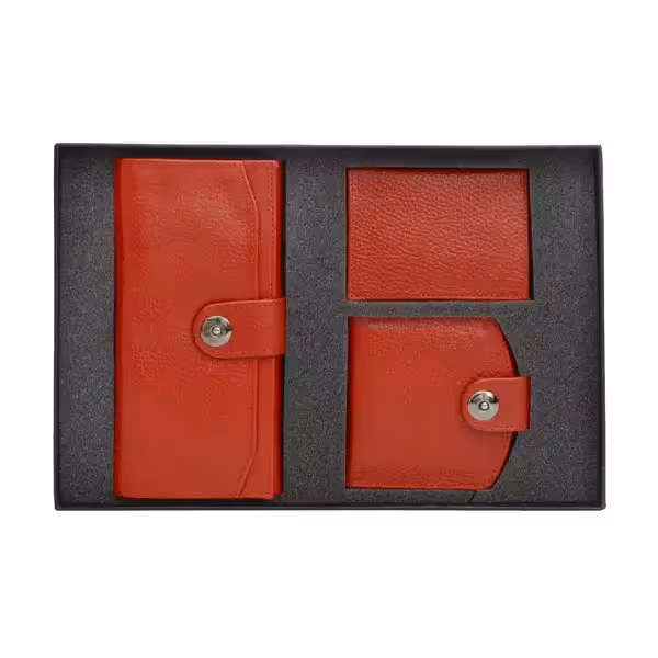 ست هدیه کیف چرم LS01