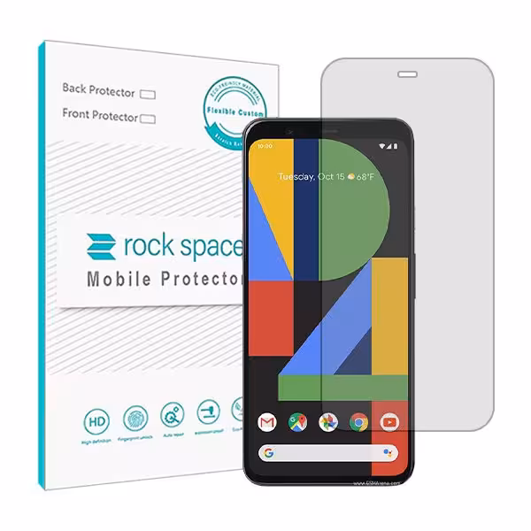 گلس گوگل Pixel 4 XL مدل نانو هیدروژل شفاف برند راک اسپیس کد 3065S