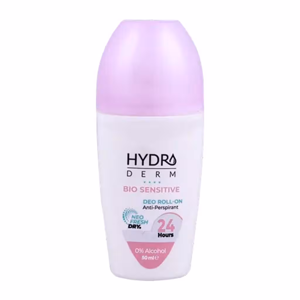 رولان ضد تعریق بیو سنسیتیو بانوان هیدرودرم 50 میلی‌لیتر | Hydroderm Bio Sensitive Women Deo Roll On Anti Perspirant