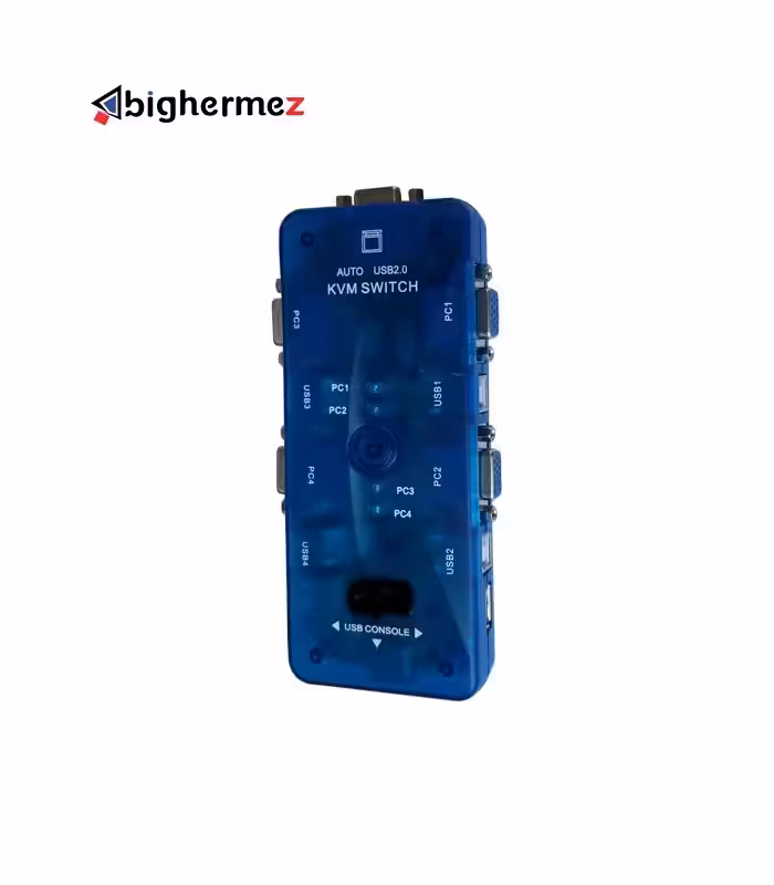 سوئیچ 1 به 4 پورت اتوماتیک KVM پی نت مدل 10KUK