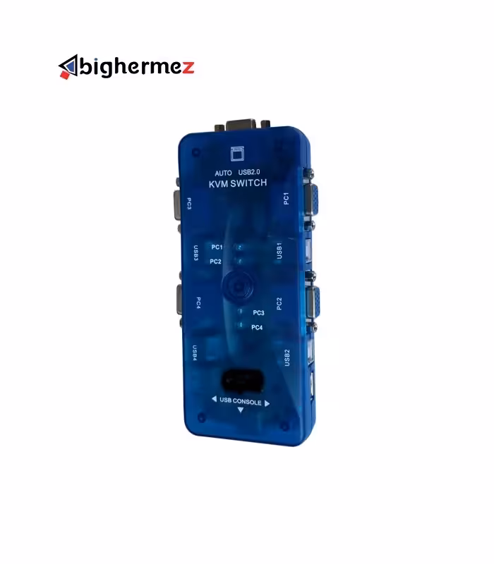 سوئیچ 1 به 4 پورت اتوماتیک KVM پی نت مدل 10KUK