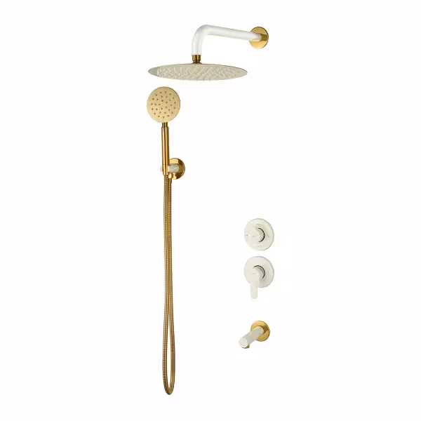 ملحقات حمام کلاس1 توکار ویوات تنسو راسان(شیری طلایی)