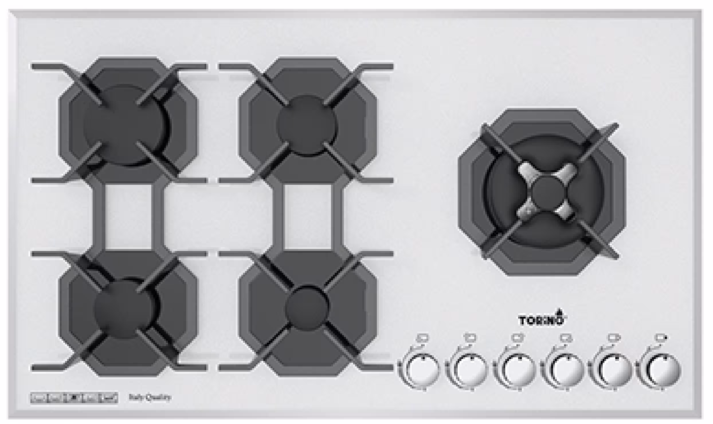 اجاق گاز صفحه ای تورینو پلاس کد TG 526W