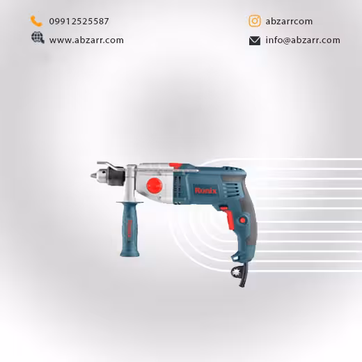 دریل 13 میلیمتری گیربکسی سه نظام آچاری 1050 وات مدل 2221 رونیکس Ronix (( اقساط یک ساله ))