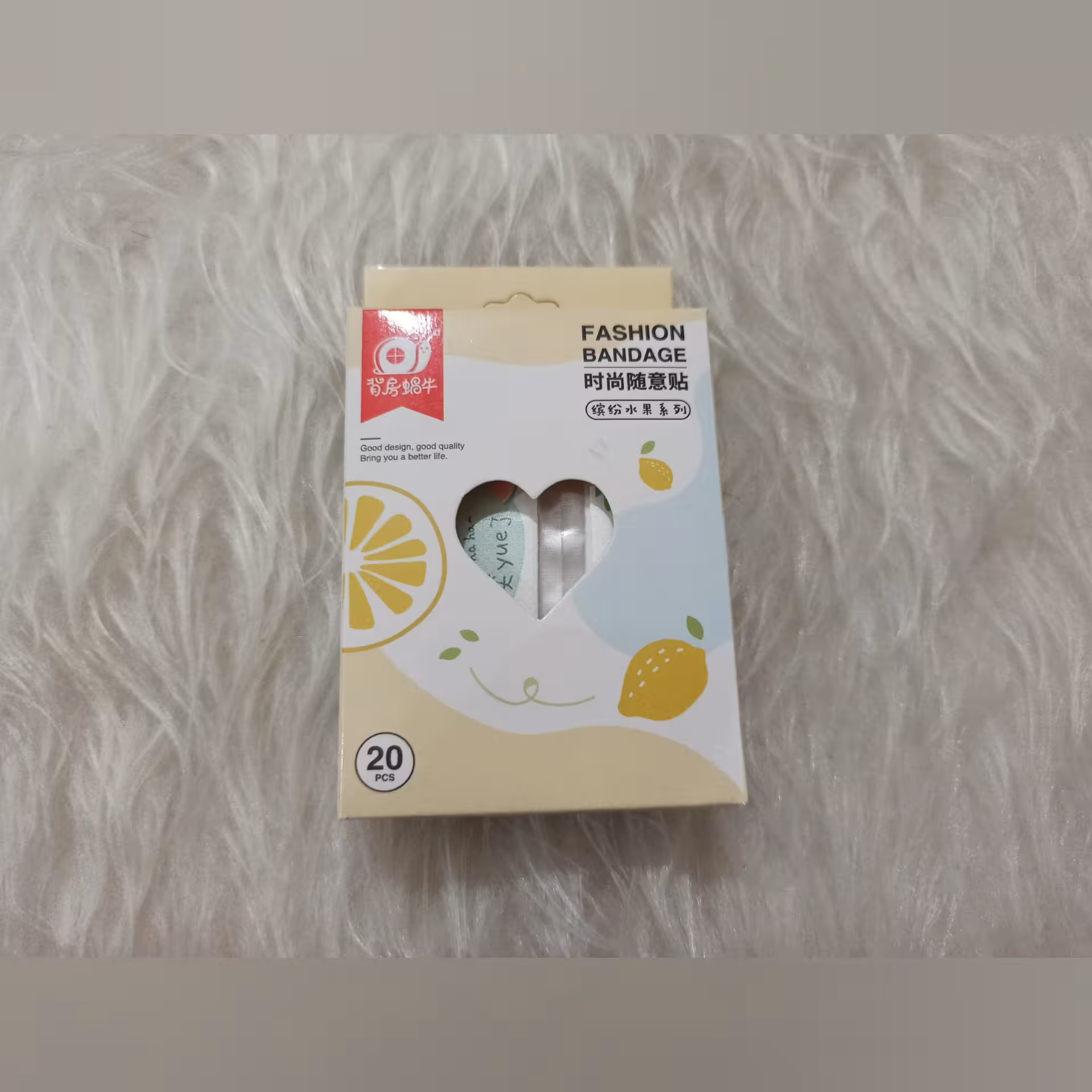 چسب زخم فانتزی،  طرح میوه،  بسته 20تایی، کیفیت چسب عالی(ارسال سریع+بسته بندی شیک +اشانتیون) 