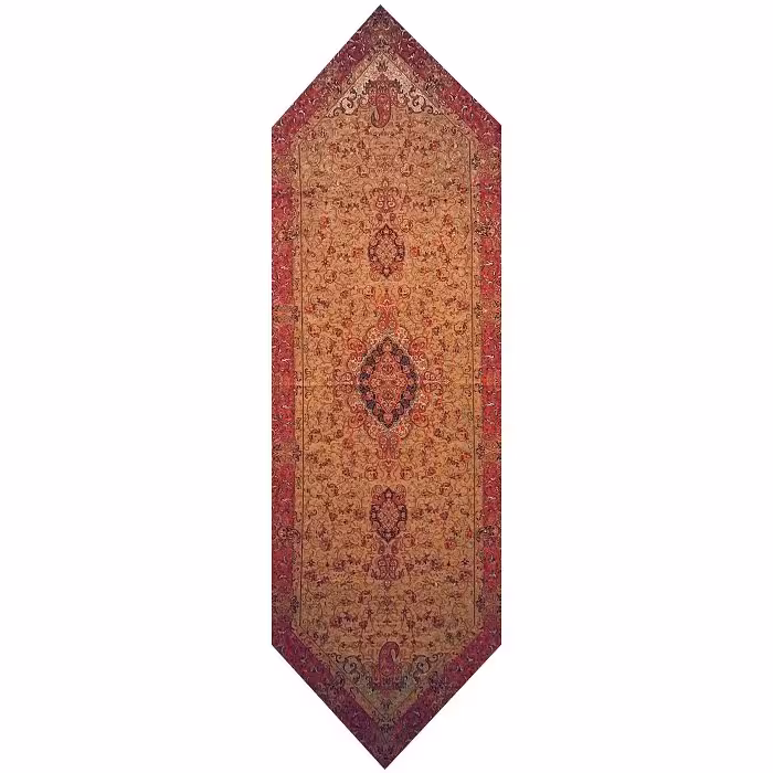 رومیزی رانر ترمه نفیس ابریشم کد TRRA58