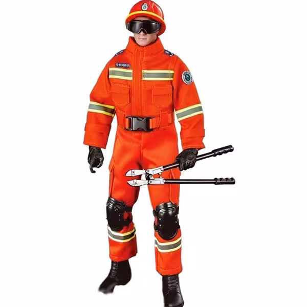 اکشن فیگور juyan toys مدل آتشنشان