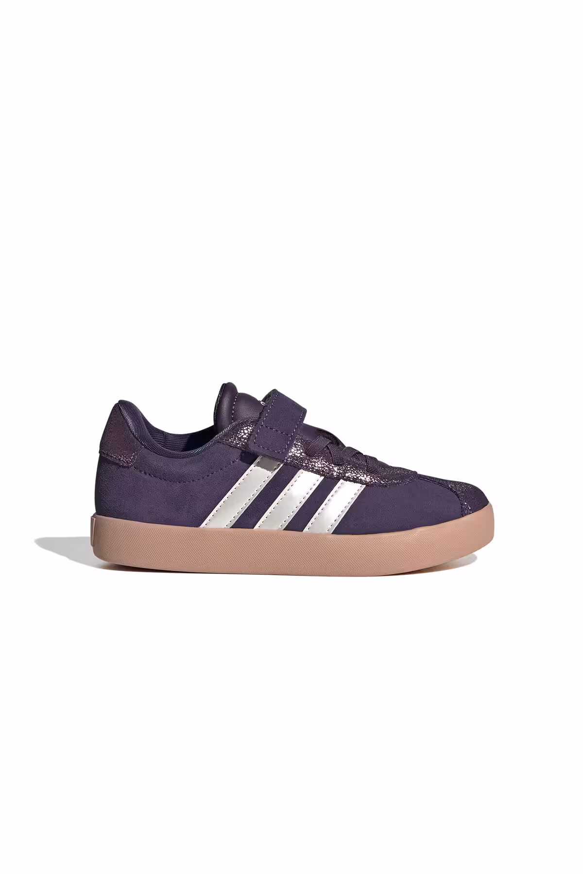اسنیکر دخترانه و پسرانه بچگانه VL COURT 3.0 EL C کفش روزانه کودکان بنفش adidas