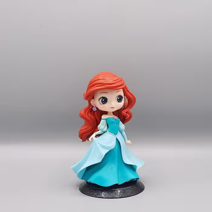 فیگور پری دریایی ( آریل )-ariel-برند qposket-لباس سبزآبی
