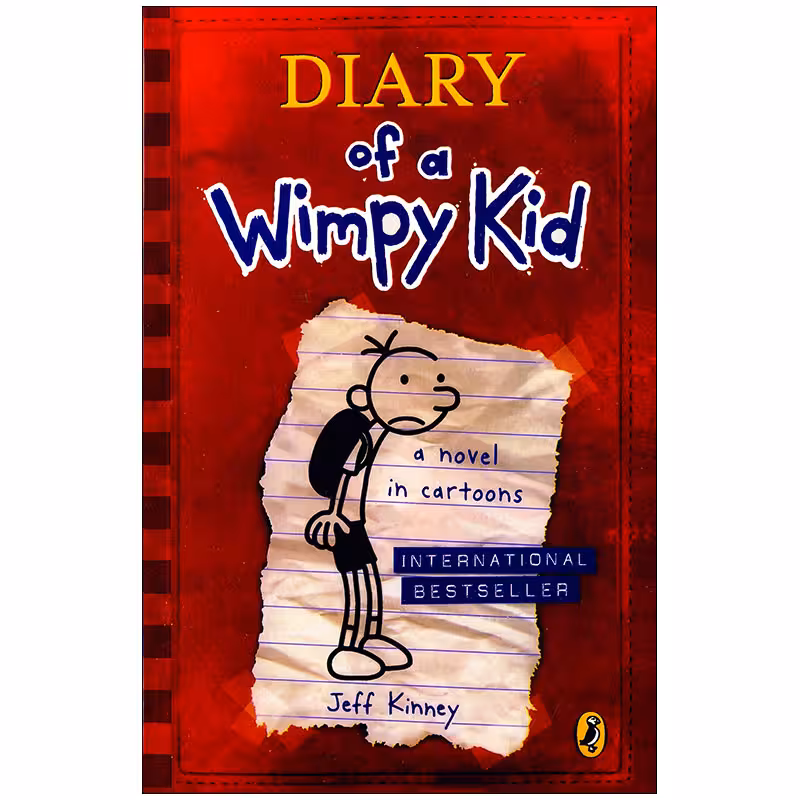 Diary Of A Wimpy Kid a novel in cartoons رمان انگلیسی