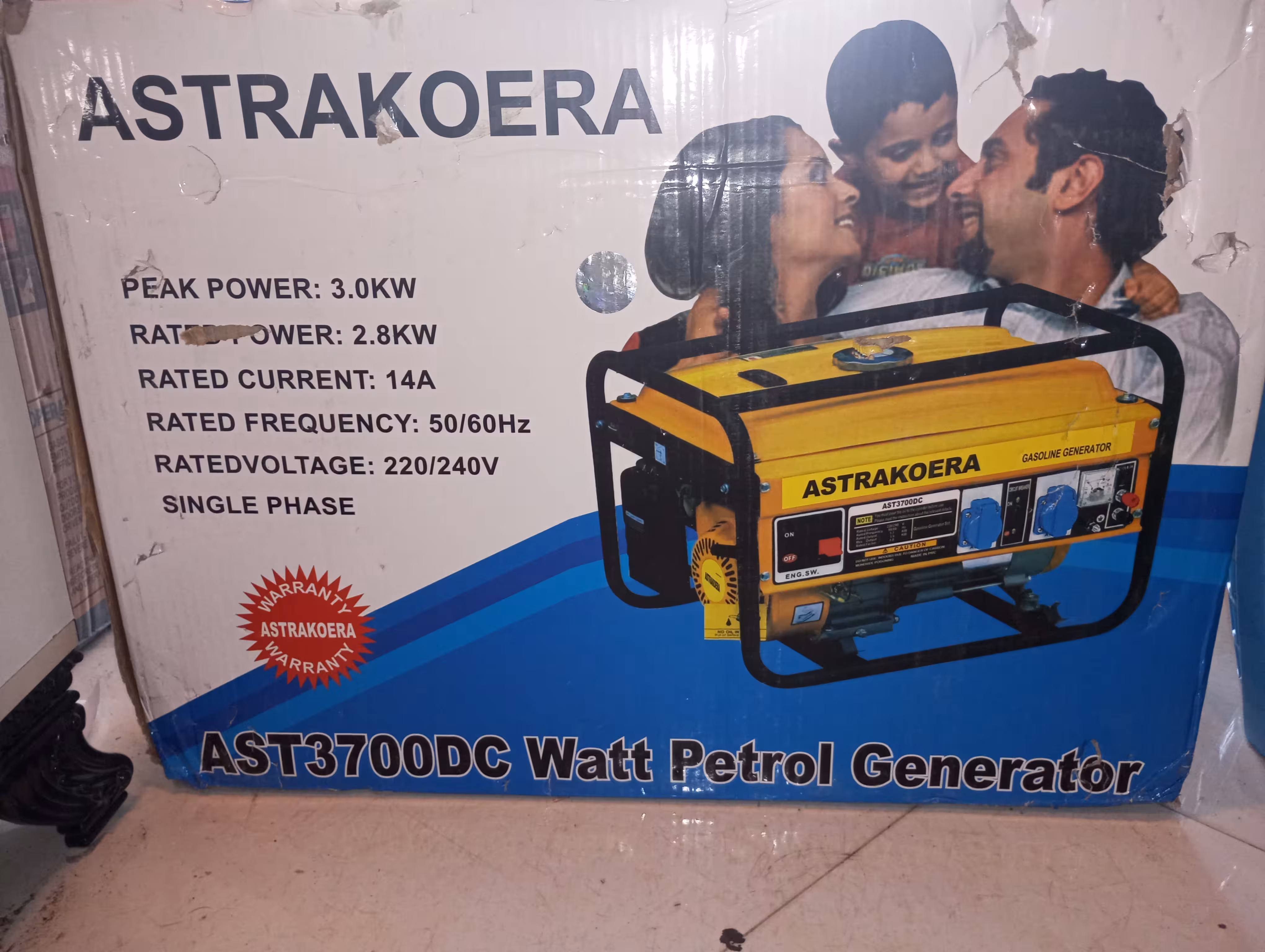 موتور برق بنزینی آسترا ی  هندلی 3kw