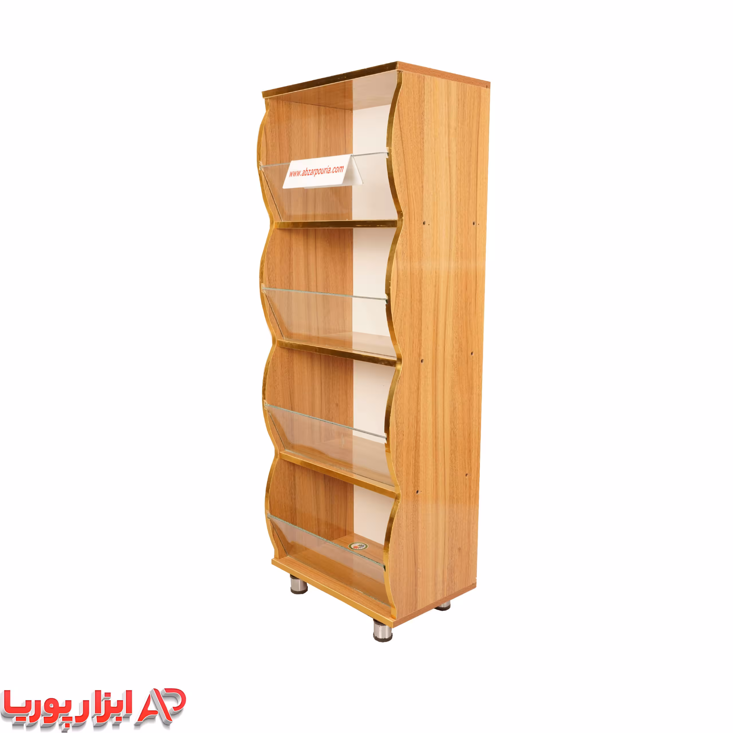 استند 4 طبقه شکم دار طرح کرم