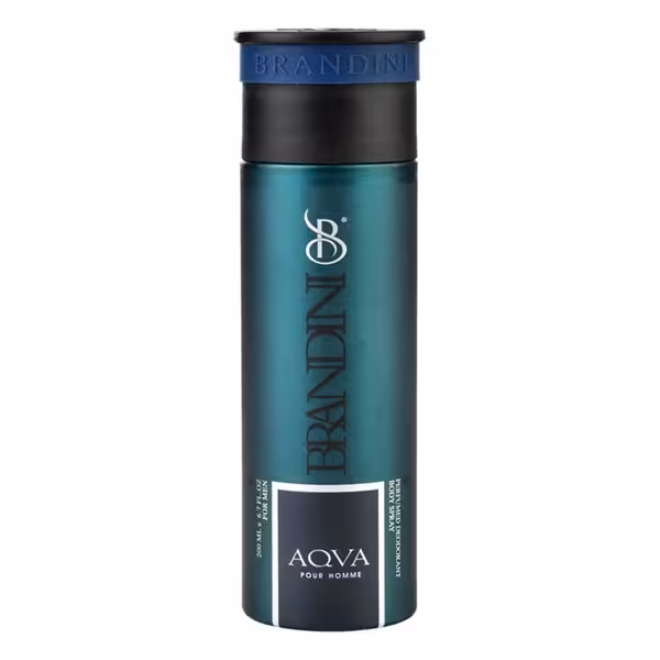 برندینی اسپری خوشبو کننده بدن مردانه آکوا پورهم 200 میلی لیتر | Brandini Aqva Pour Homme Body Spray 200ml