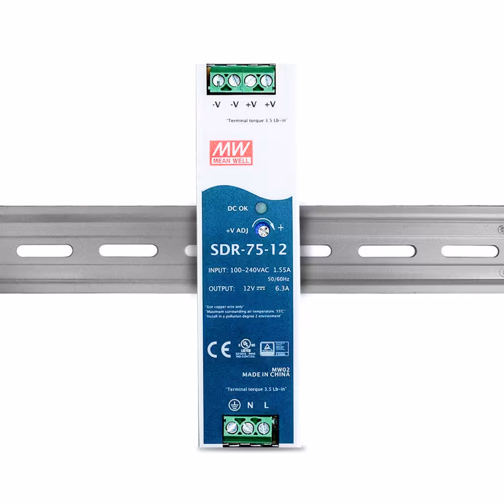 منبع تغذیه مینول سری SDR-75-12
