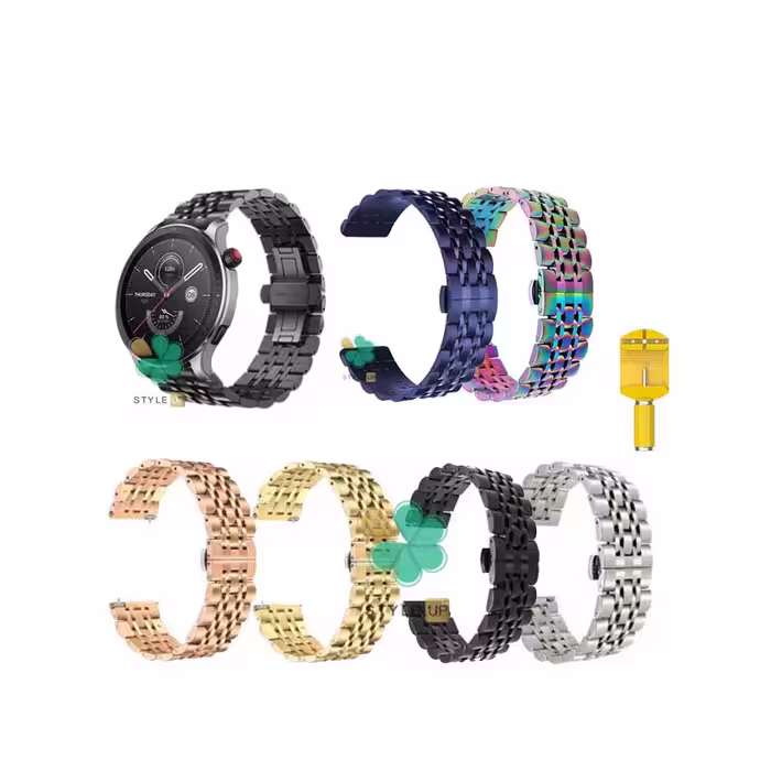بند ساعت هوشمند شیائومی Amazfit GTR 4 استیل رولکسی
