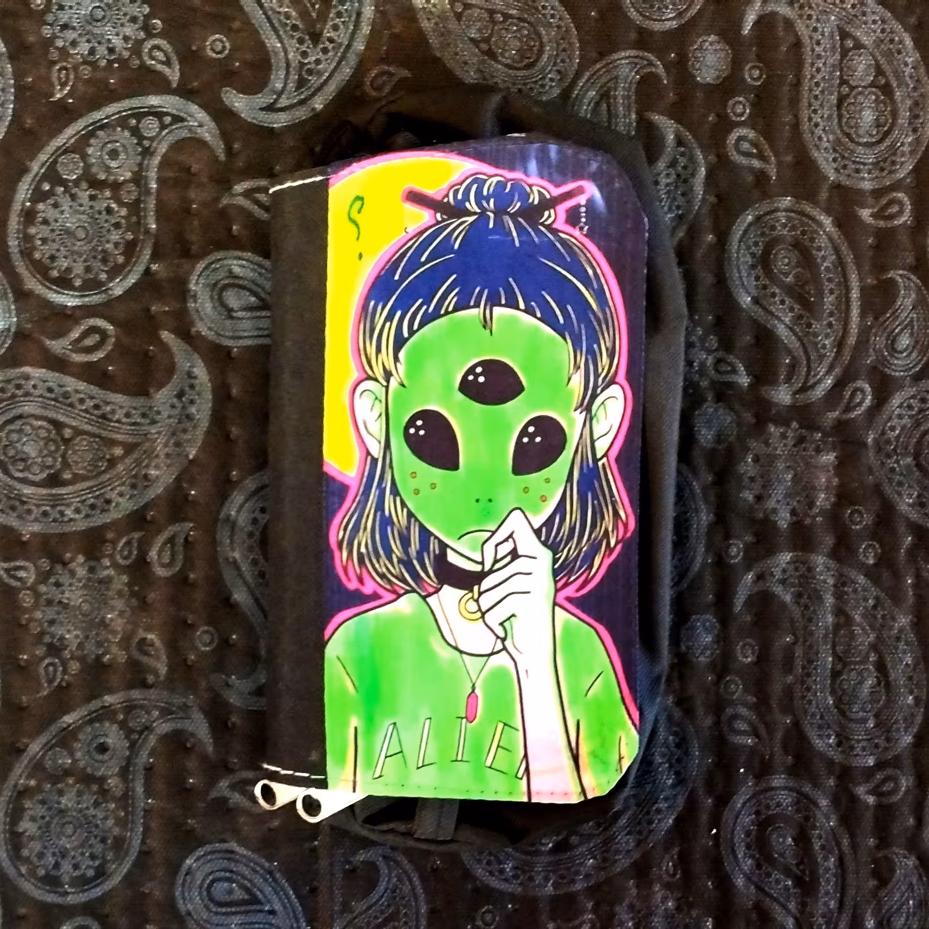 جامدادی و کیف کوچک طرح دختر فضایی