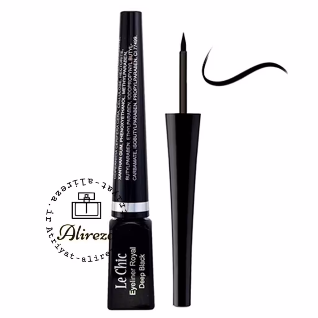 خط چشم ماژیکی فوق مشکی لچیک LeChic Eyeliner Royal Deep Black