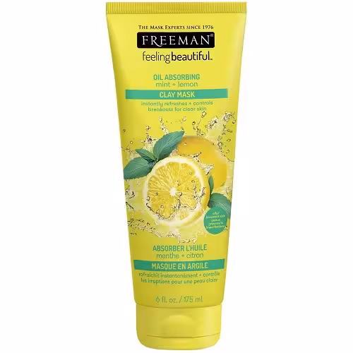 ماسک صورت خاک رسی لیمو و نعناع فریمن حجم 175 میلی لیتر