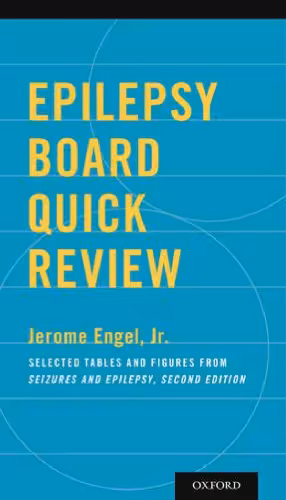 خرید و دانلود نسخه کامل کتاب Epilepsy Board Quick Review Selected Tables and Figures from Seizures and Epilepsy