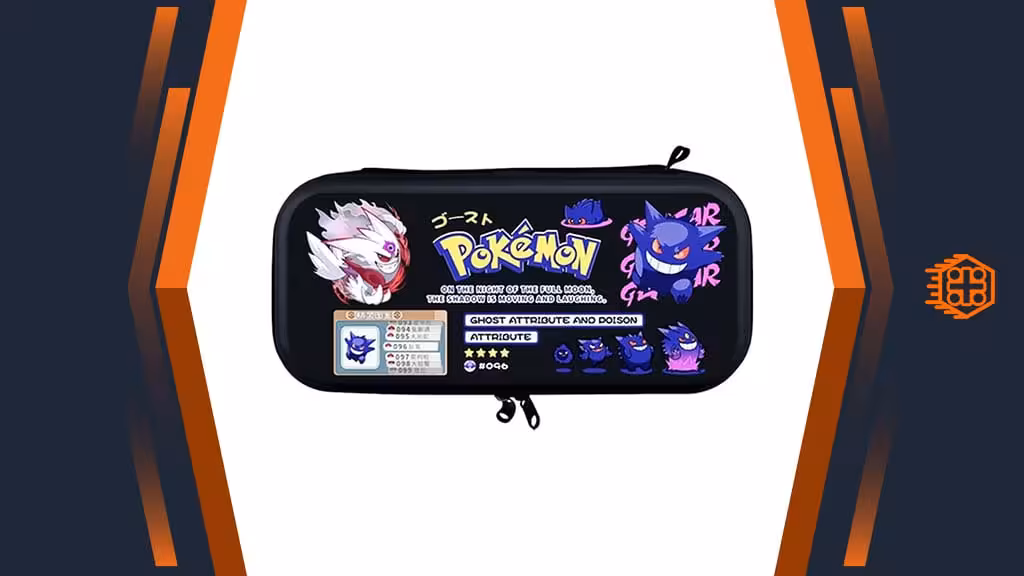 کیف Game Connection مخصوص Nintendo Switch – طرح Pokemon Gengar