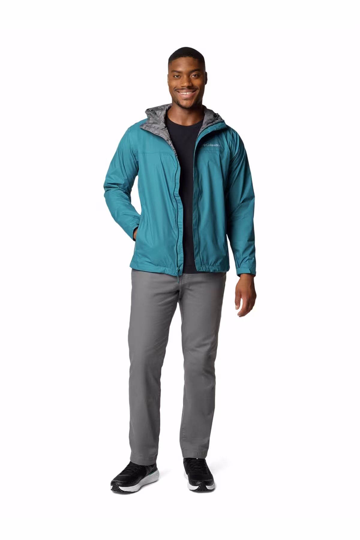بارانی و بادگیر مردانه TURKUAZ یقه نر مسطح عادی Columbia