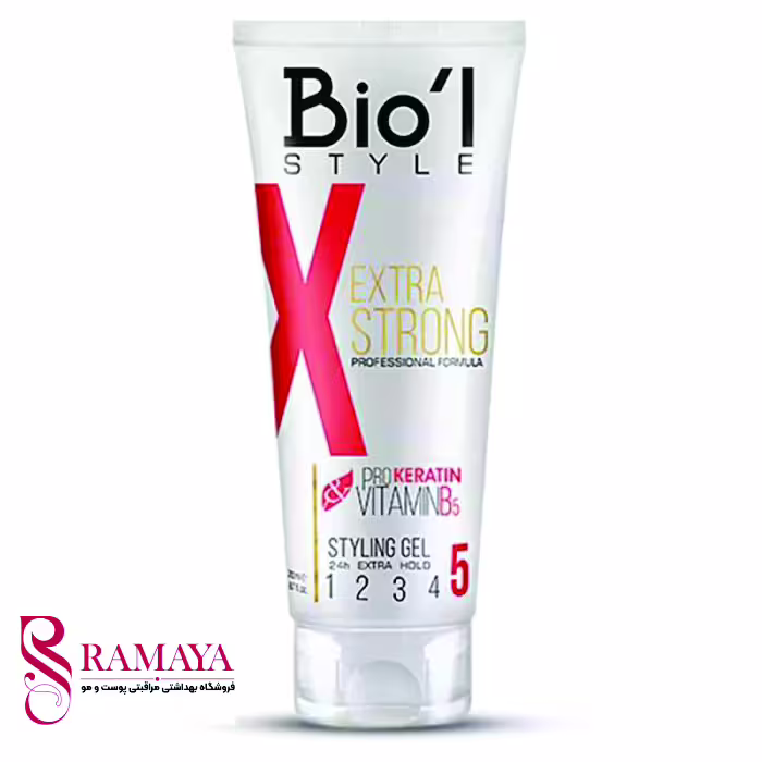 ژل مو بیول مدل Extra Strong حجم 200 میلی لیتر