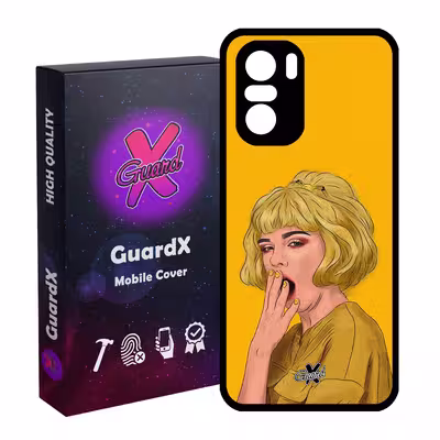 کاور گارد ایکس طرح Girl مدل Glass10311 مناسب برای گوشی موبایل شیائومی Poco F3/MI 11X/MI 11X Pro/Redmi K40/K40 Pro