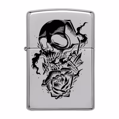 فندک مدل Skull کد 16001