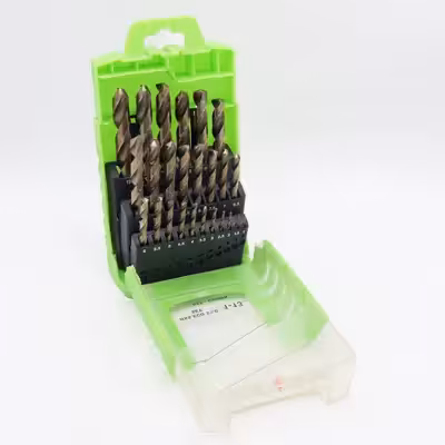 مته آهن کبالت مدل کمل کد YP-W-HSS مجموعه 25 عددی