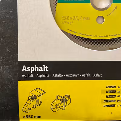 صفحه برش الماسه کلینگ اسپور مدل DT 612 AB Supra