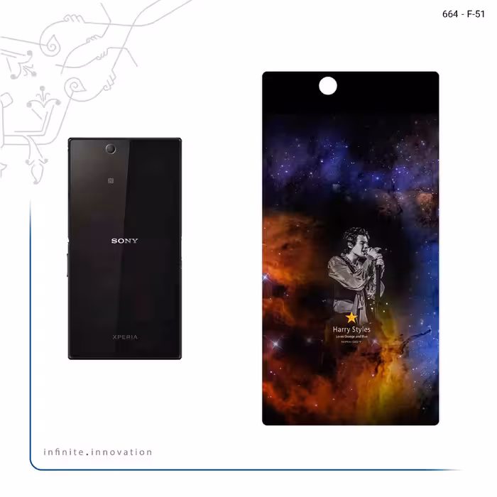 برچسب پوششی ماهوت مدل Harry Styles مناسب برای گوشی موبایل سونی Xperia Z Ultra