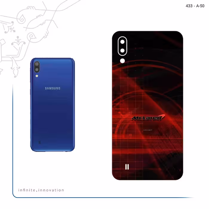 برچسب پوششی ماهوت مدل Mclaren مناسب برای گوشی موبایل سامسونگ Galaxy M10