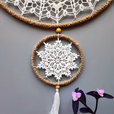 دیوارکوب بافتنی مدل دریم کچر کد T01