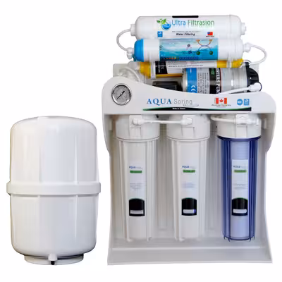 دستگاه تصفیه کننده آب آکوآ اسپرینگ مدل sf4707 به همراه کیت نشتی گیر
