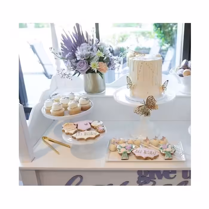 ابزار تزیین کیک به گز مدل پروانه مجموعه 3 عددی