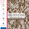 برچسب پوششی ماهوت مدل Army-Desert-Pixel مناسب برای تبلت هوآوی Matepad T10 2020 AGS-L09