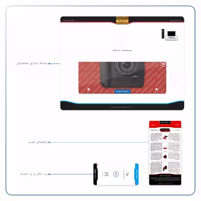 برچسب پوششی ماهوت مدل Canon-Logo مناسب برای تبلت سامسونگ Galaxy Tab S2 9.7 2015 T815