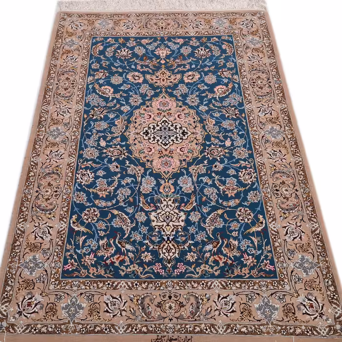 فرش دستبافت دو متری اصفهان آبتین کد 851