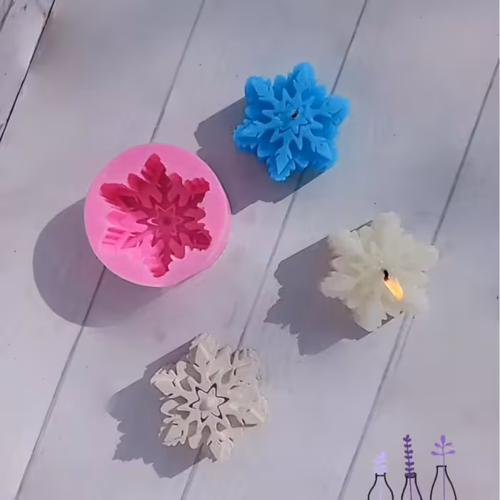 قالب شمع مدل دانه برف