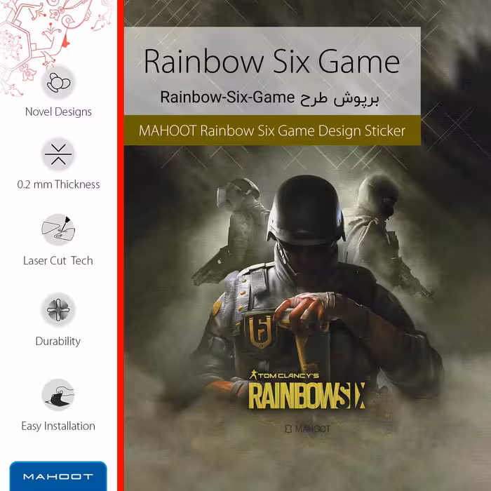برچسب پوششی ماهوت مدل Rainbow-Six-Game مناسب برای تبلت اپل iPad Pro 11 (GEN 2) 2020 A2231