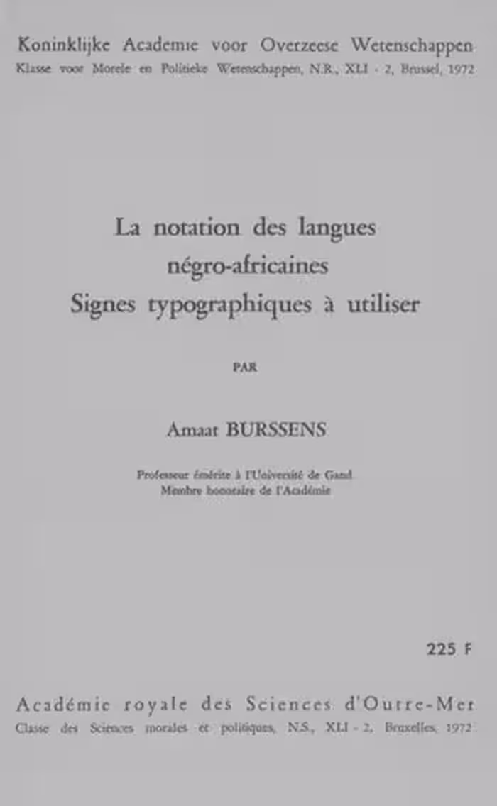 خرید و دانلود نسخه کامل کتاب La notation des langues négro-africaines. Signes typographique à utiliser